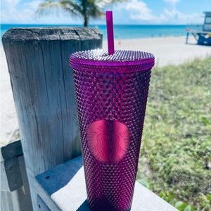 Starbucks Bling Berry Studded Iridescent Tumbler Cold Cup 24oz Venti Fall 2022